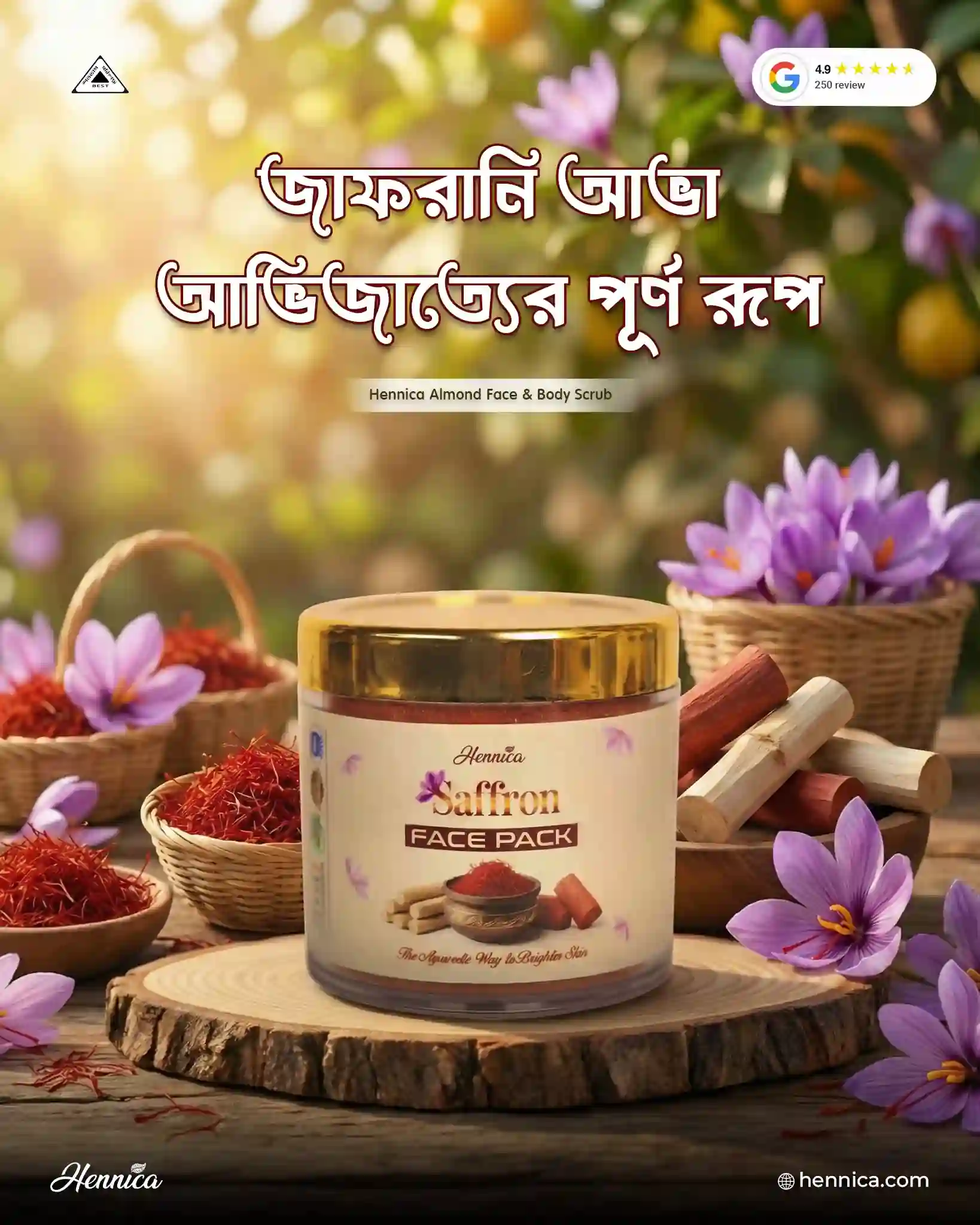 Saffron Glowing Pack